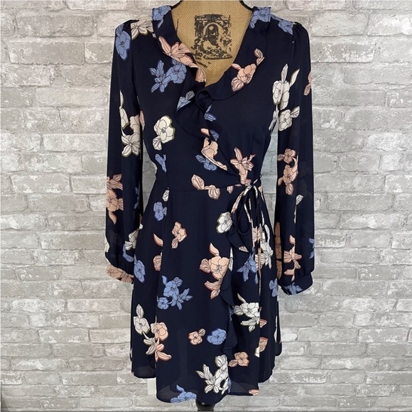 ASTR the Label Floral Wrap Dress - Picture 1 of 4